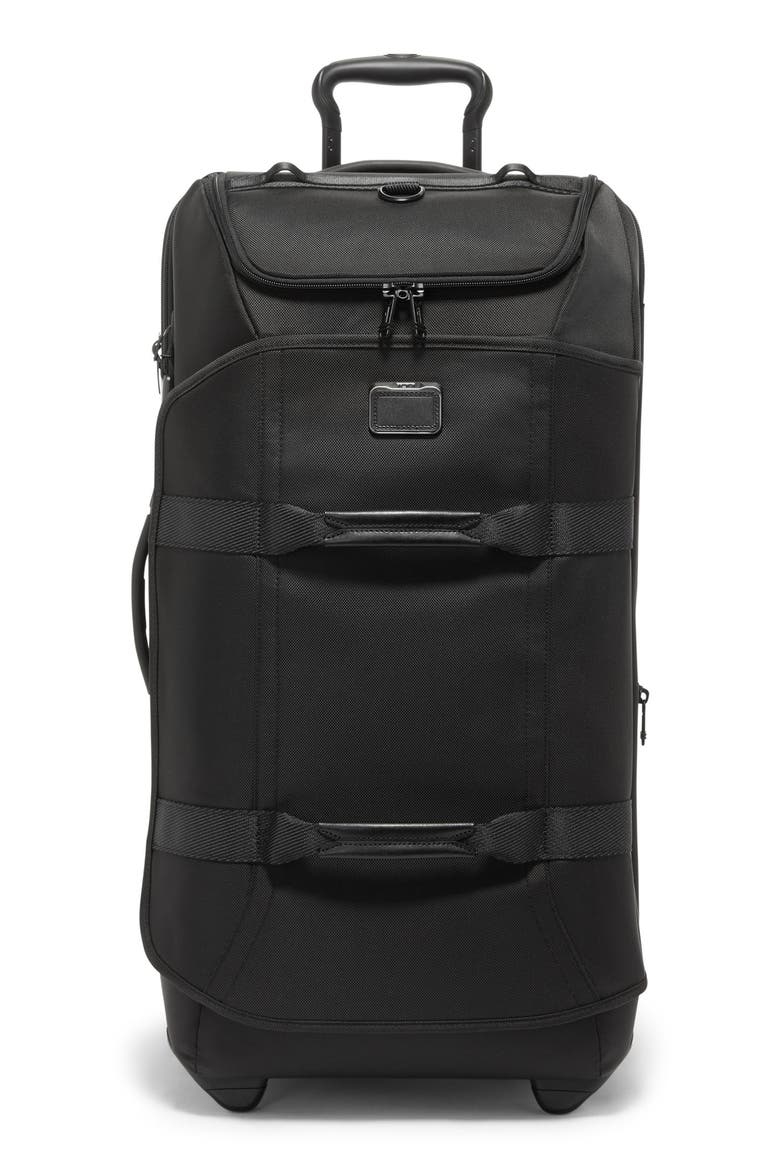 Alpha Bravo Medium Expandable 2-Wheeled Duffle, Main, color, BLACK