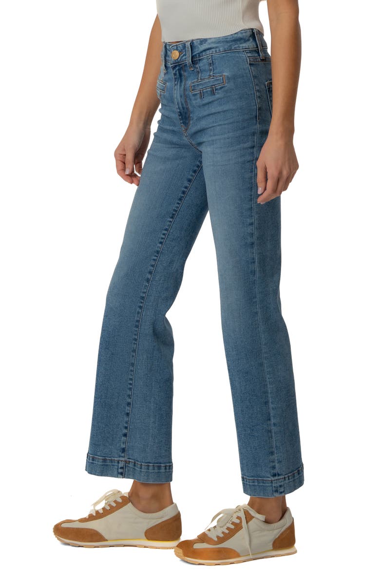 KUT from the Kloth Kelsey High Waist Kick Flare Jeans, Alternate, color, Spirited