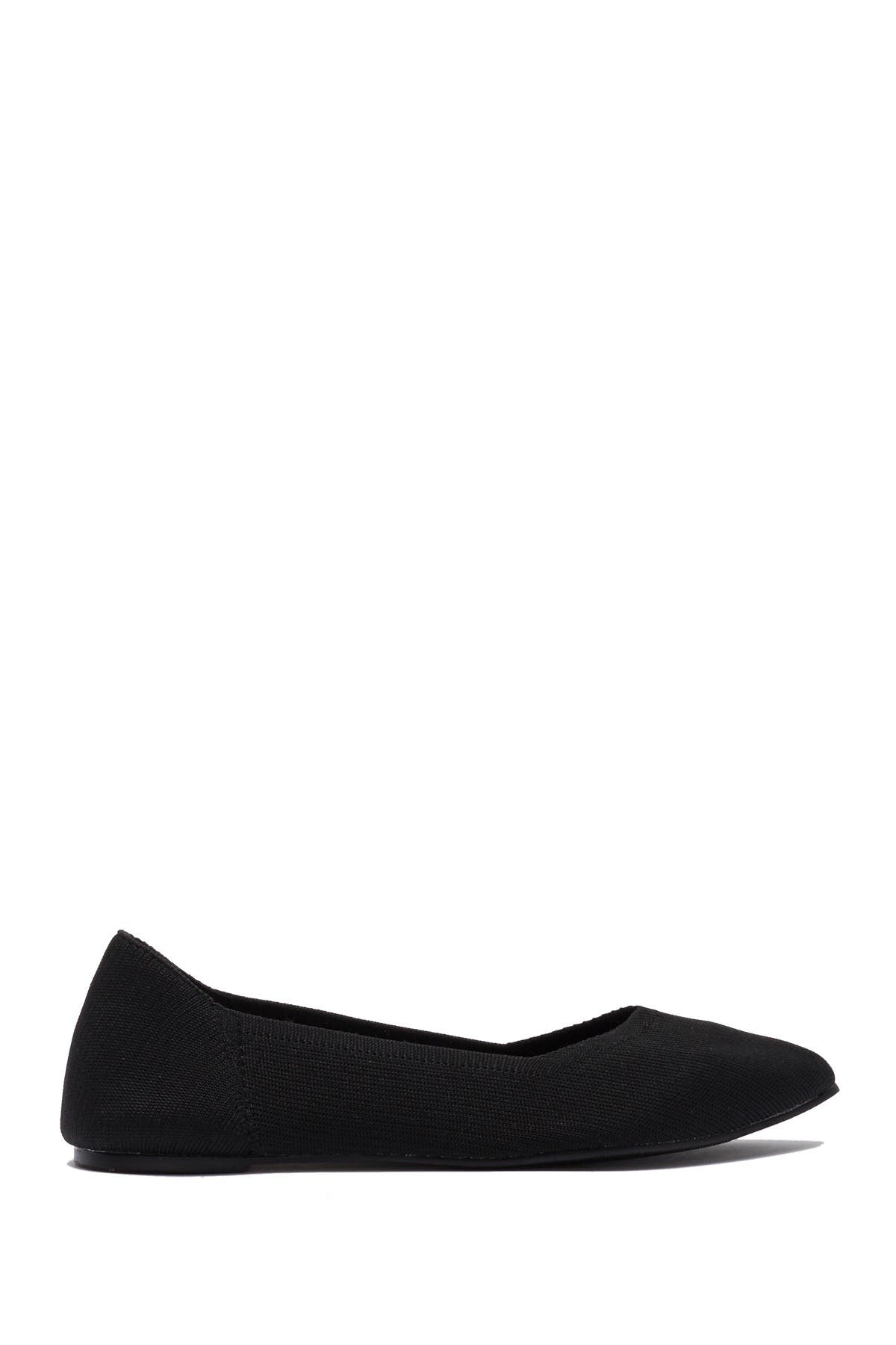 MIA Kerri Pointed Toe Flat, Alternate, color, Black Fly