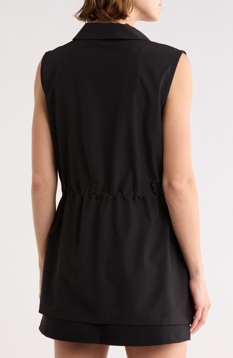 Bernardo Sleeveless Blouse, Alternate, color, Black