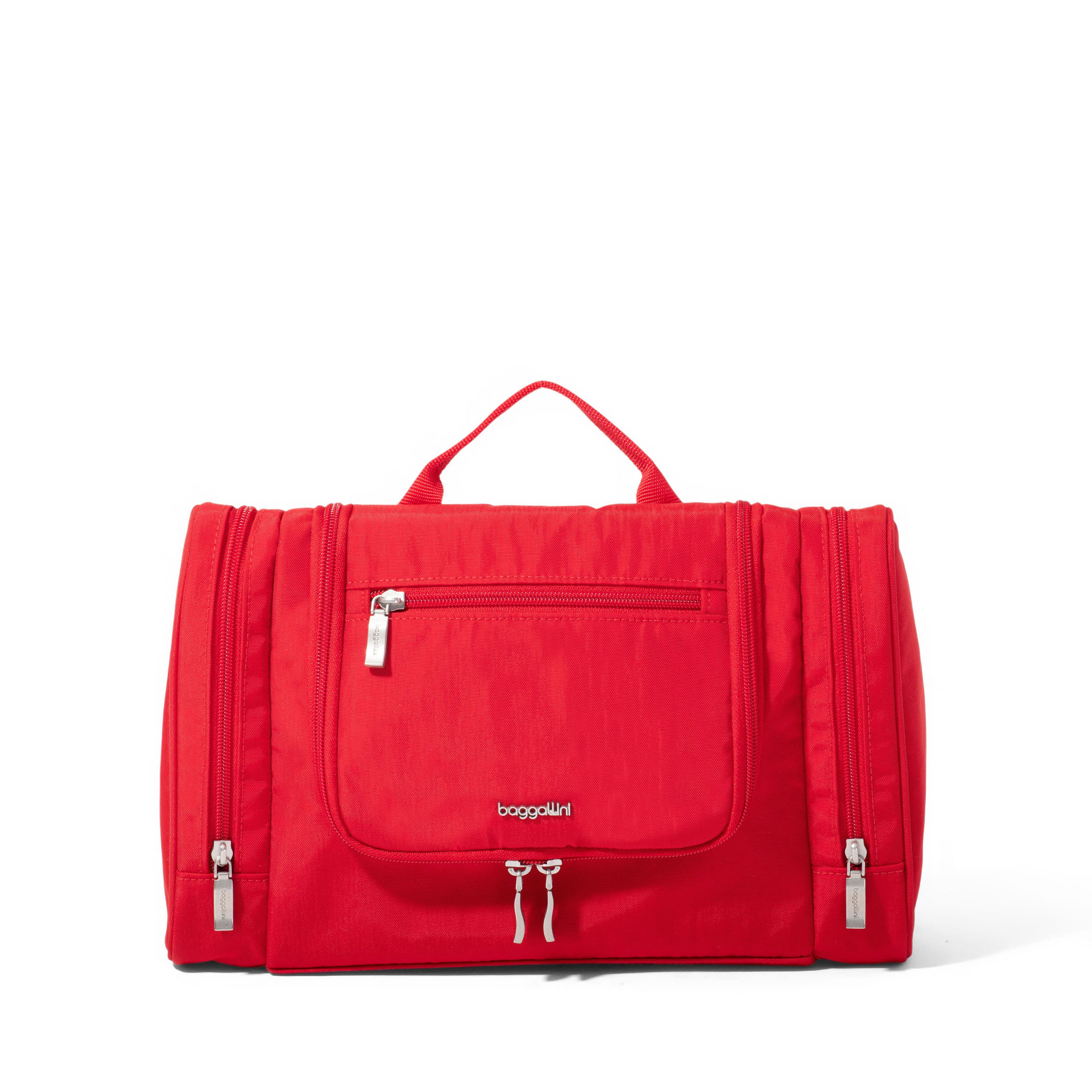 BAGGALLINI Travel Toiletry Kit Cosmetic Bag in Scarlet 
