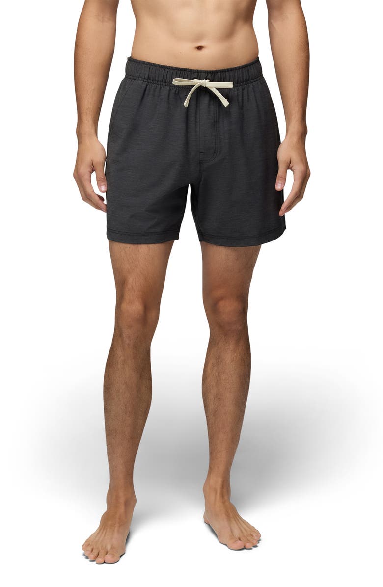 prAna Metric Swim Trunks, Alternate, color, Black