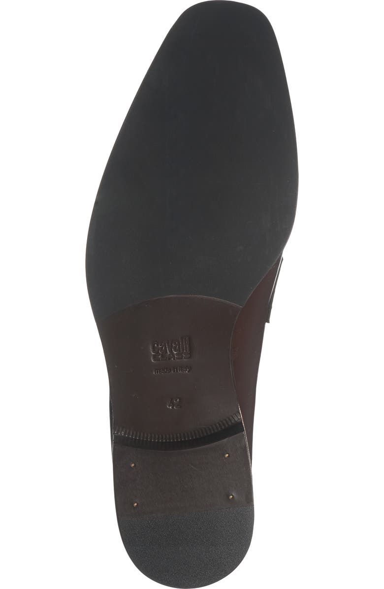 Roberto Cavalli Logo Bit Loafer, Alternate, color, Brown