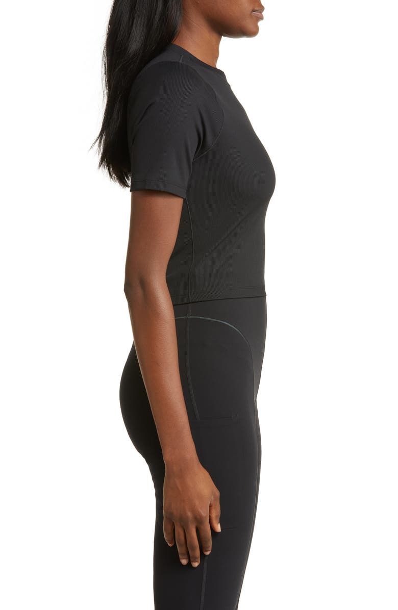 Nike Essential Rib Crop T-Shirt, Alternate, color,