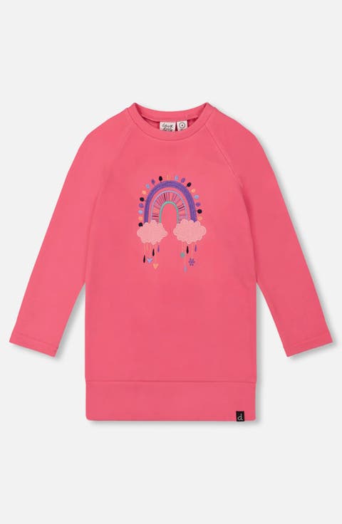 Super Soft Tunic Tee with Embroidery (Little Kid & Big Kid)