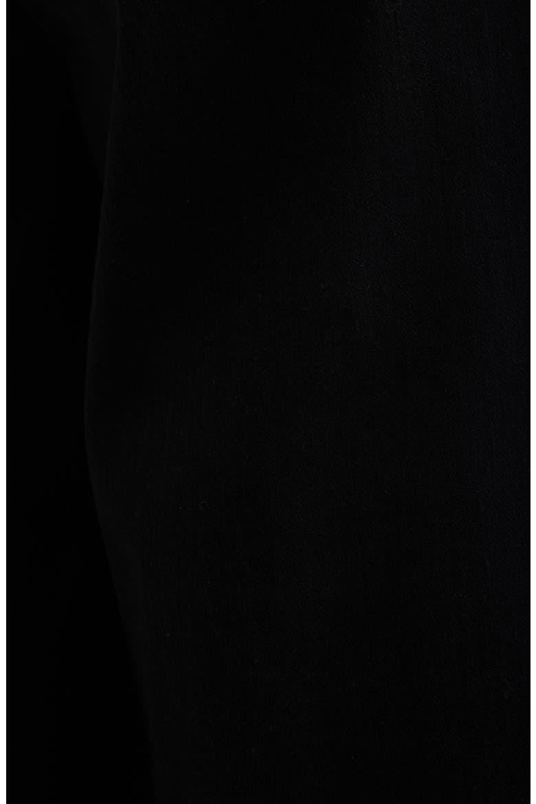 High Waist Extended Hem Wide Leg Jeans, Alternate, color, BLACK