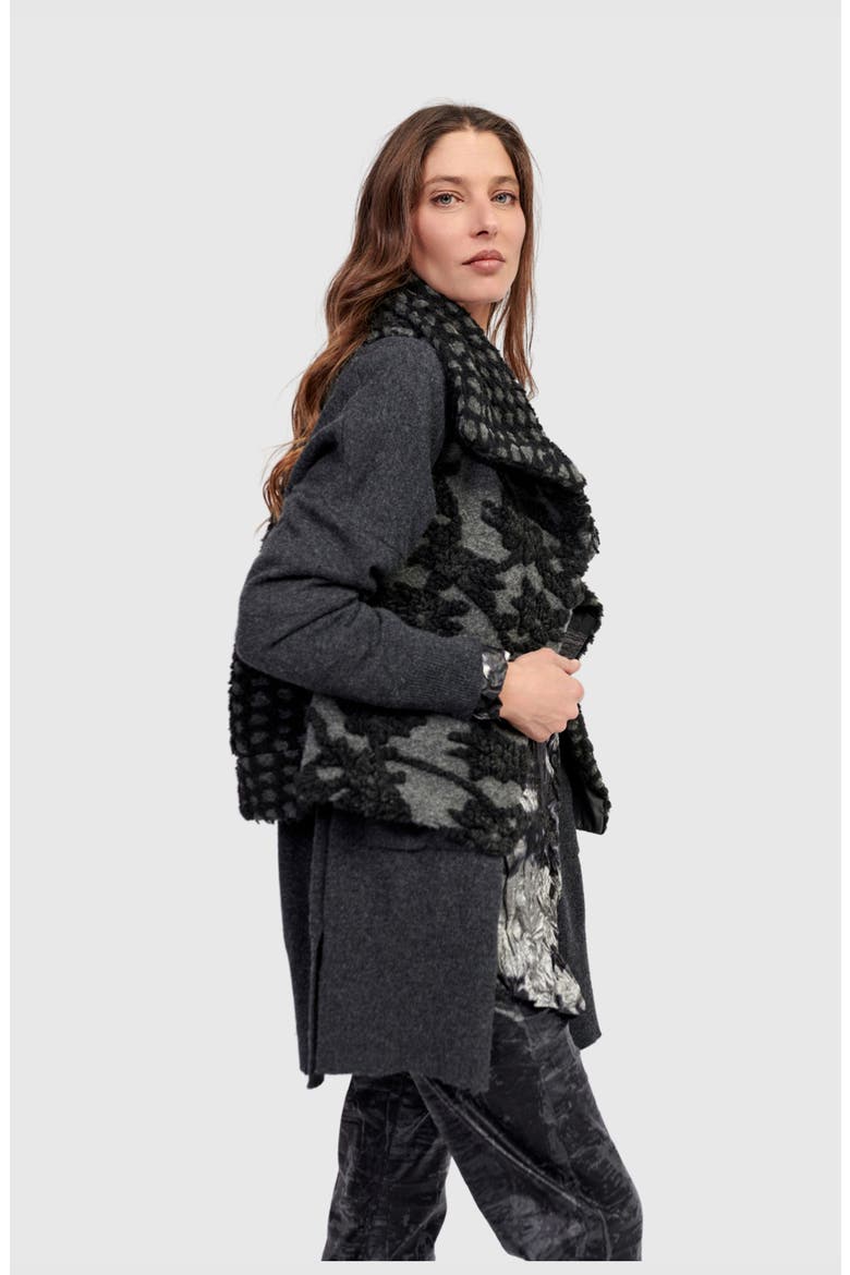 Hush Cozy Moto Vest, Alternate, color, Mix