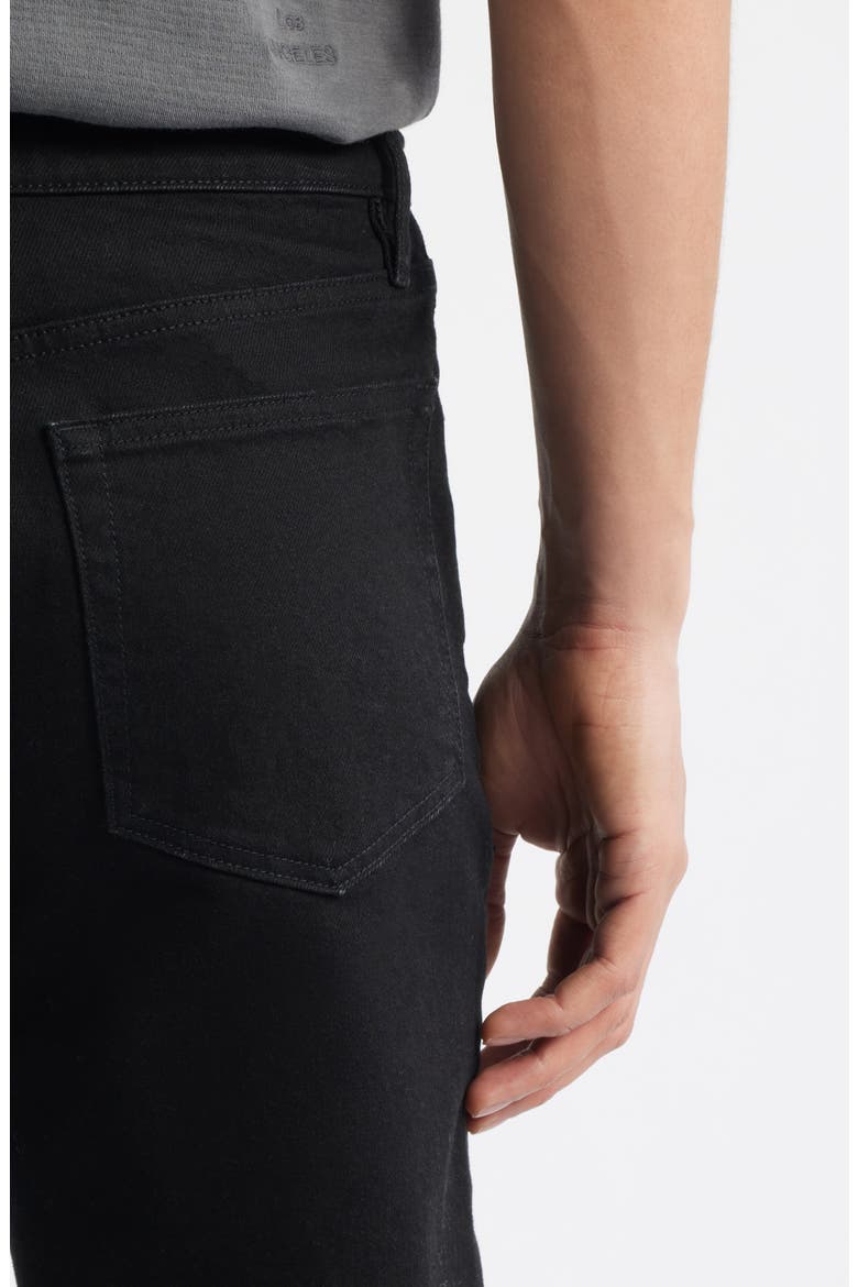 High Waist Bootcut Jeans, Alternate, color, BLACK