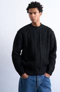 Topman Chunky Cable Sweater