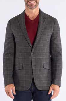 SAVILE ROW CO Windowpane Knit Sport Coat