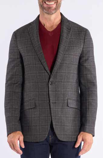 Windowpane Knit Sport Coat