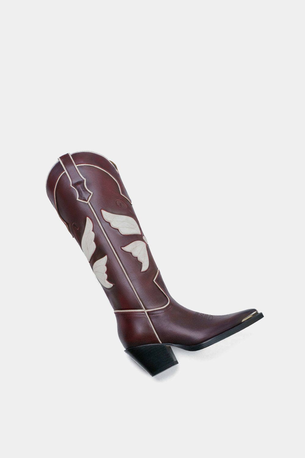 Dante Leather Western Boots Gaela, Alternate, color, Burgundy