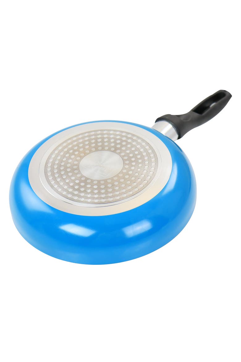 2 Piece 10 inch Aluminum Frying Pan, Alternate, color, Blue