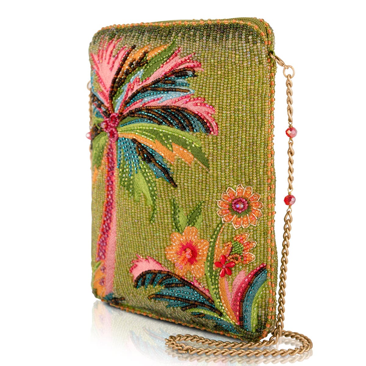 Mary Frances Accessories Endless Summer Mini Handbag, Alternate, color, Green