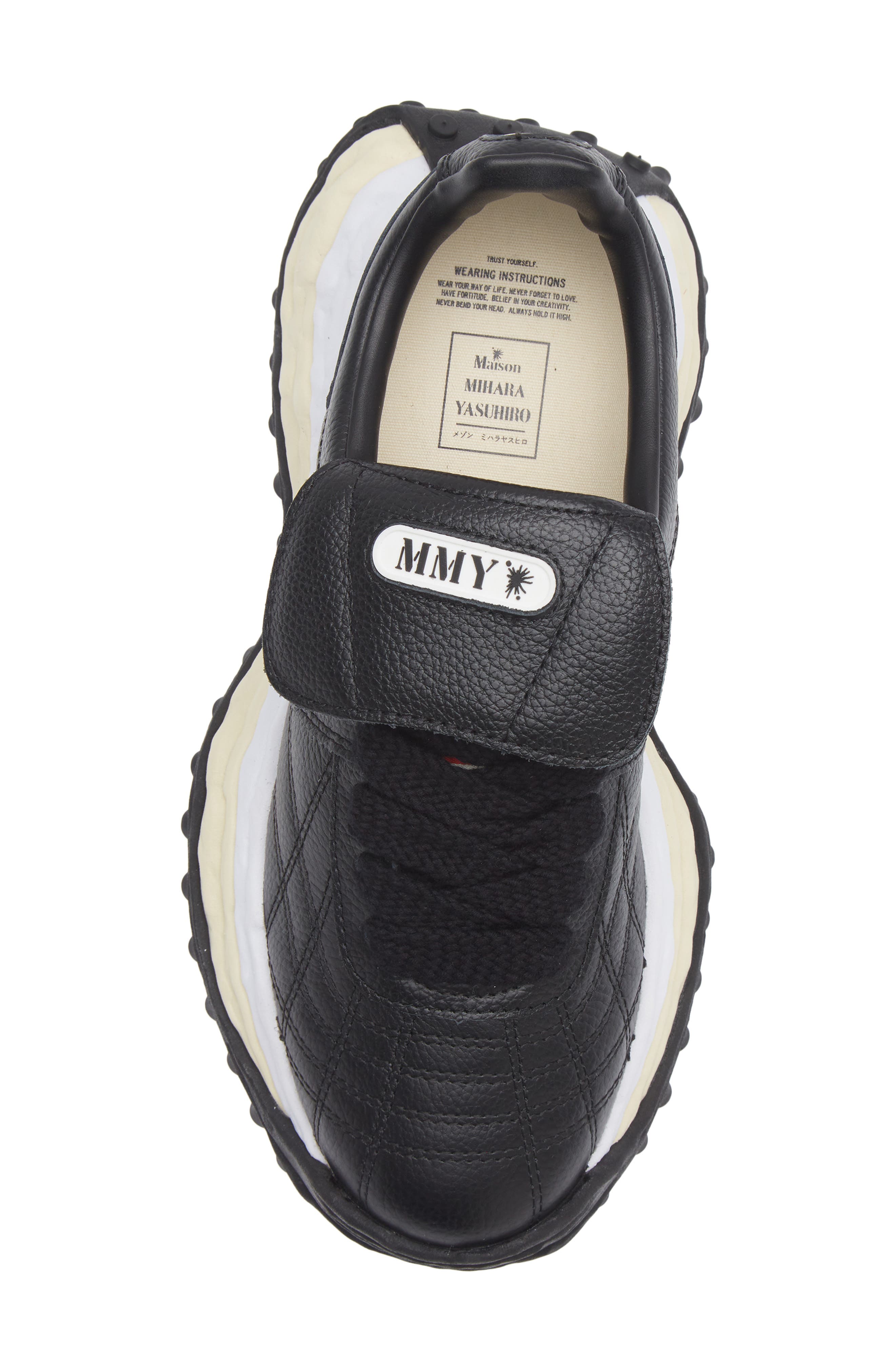 Maison MIHARA YASUHIRO Scott OG Lug Sole Low Top Sneaker, Alternate, color, Black