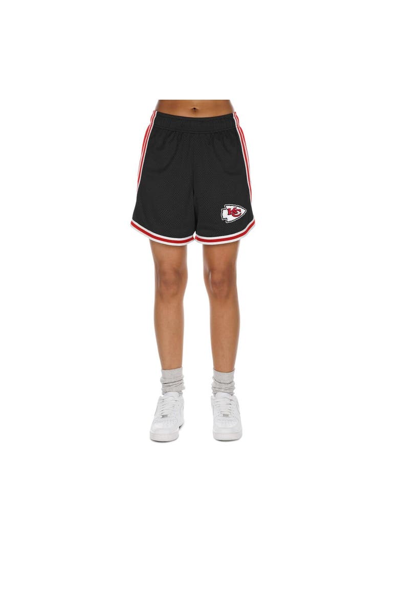 Women's New Era Black/Red Kansas City Chiefs Sport Classics Mesh Shorts, Alternate, color, Black
