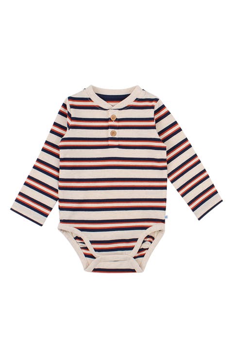 Long Sleeve Henley Bodysuit (Baby)