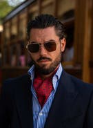 Elizabetta Corbara - Silk Ascot Cravat Tie for Men