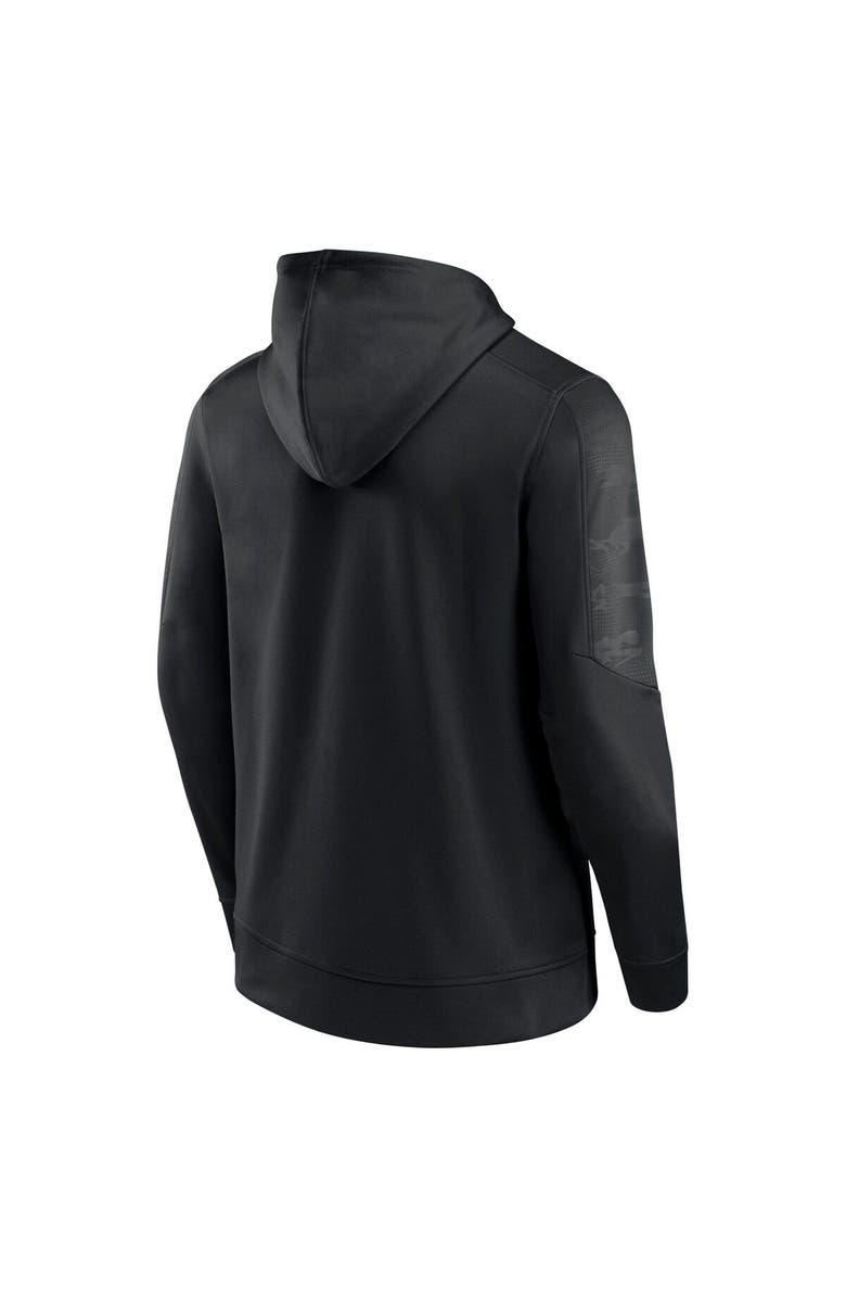 FANATICS Men's Fanatics Branded Black Wisconsin Badgers On The Ball Pullover Hoodie, Alternate, color, 