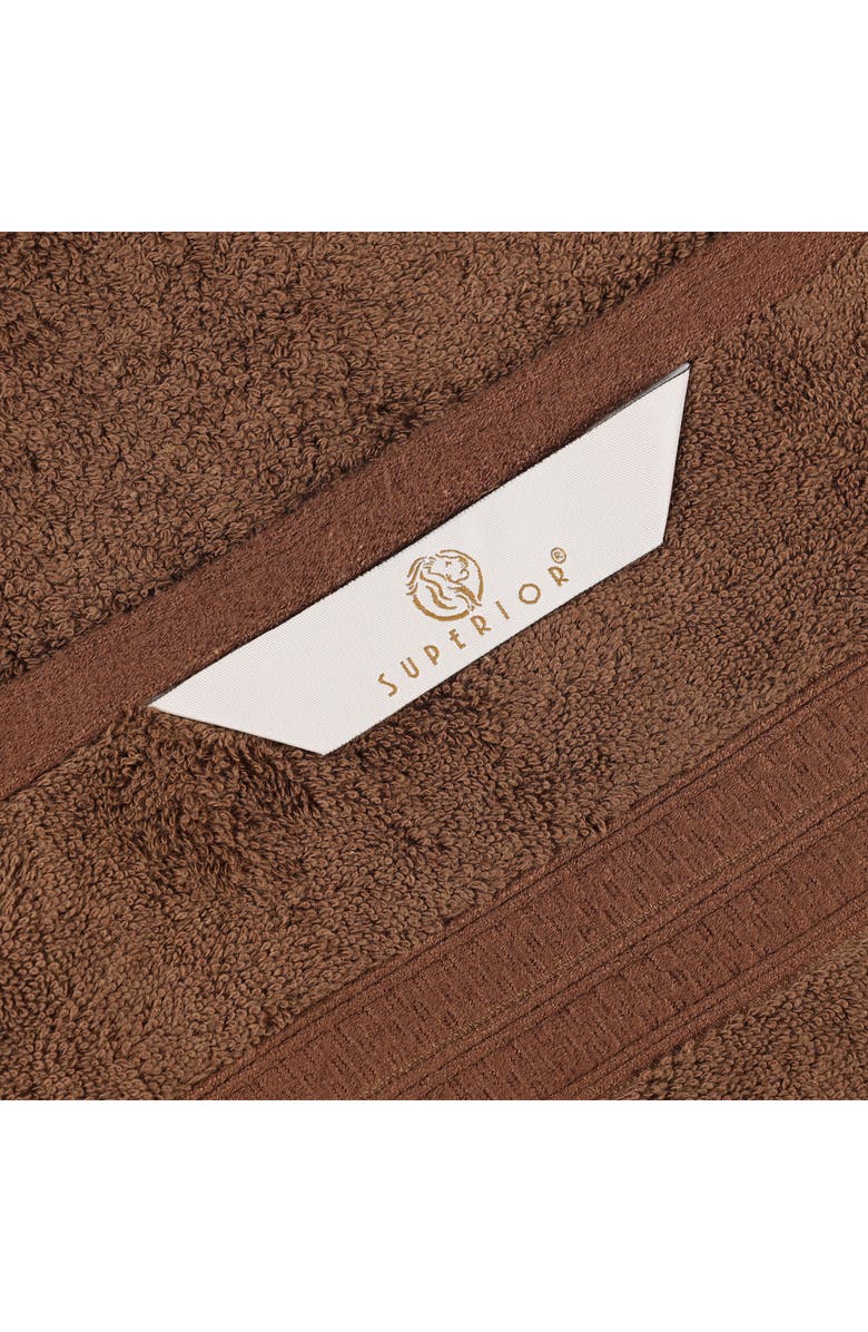 Superior 4-Pack Bath Towel Set, Alternate, color, Cocoa