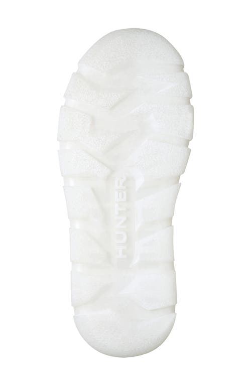 Hunter Madisons Faux Shearling Clog In White