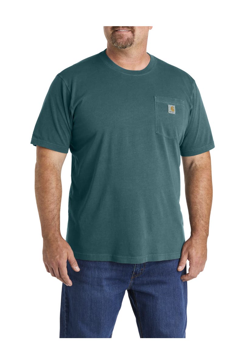 Carhartt Big & Tall Workwear Pocket Tee, Main, color, Greenstone