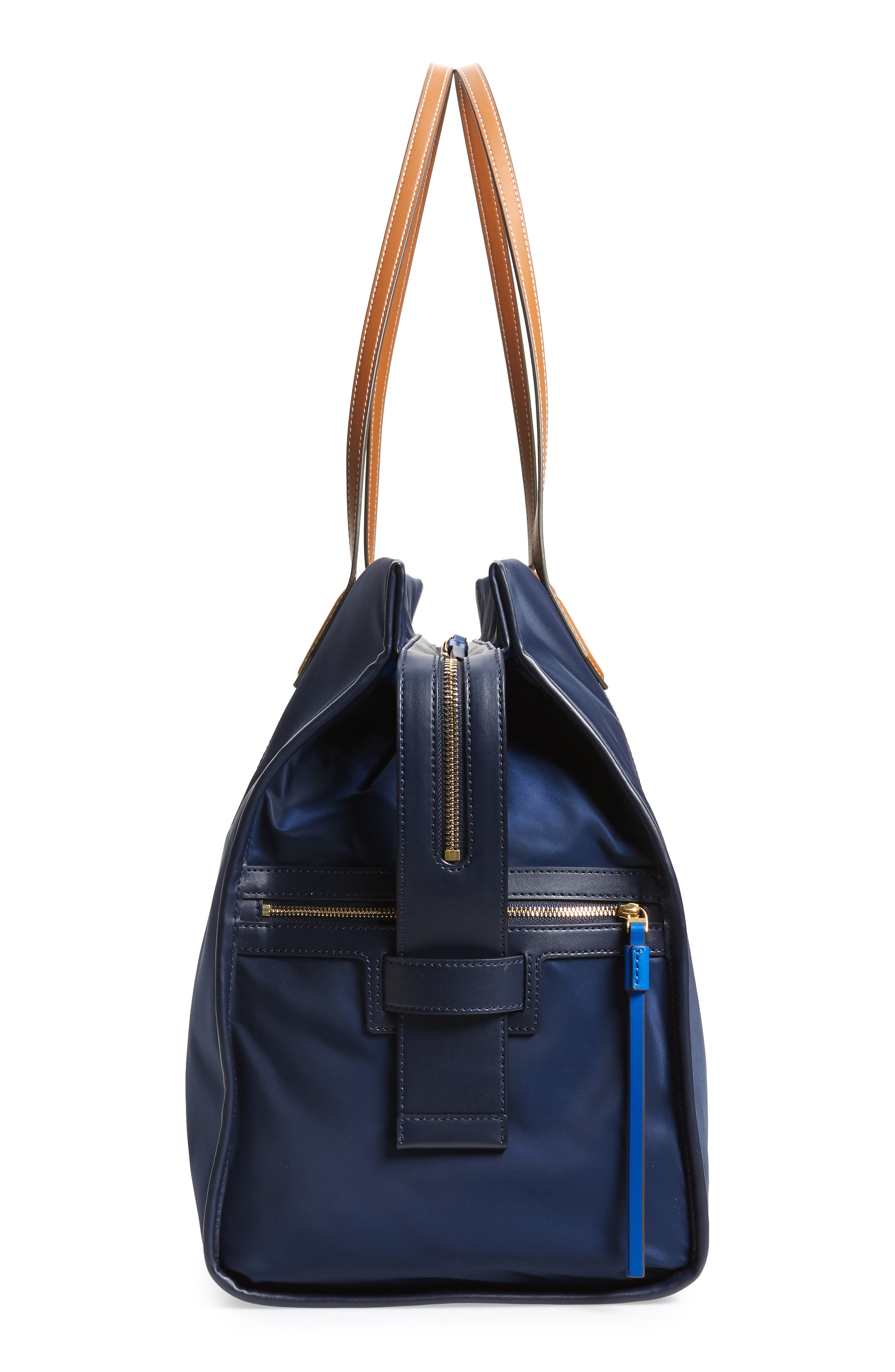 Tory Burch Perry Oversize Nylon Tote, Alternate, color, 