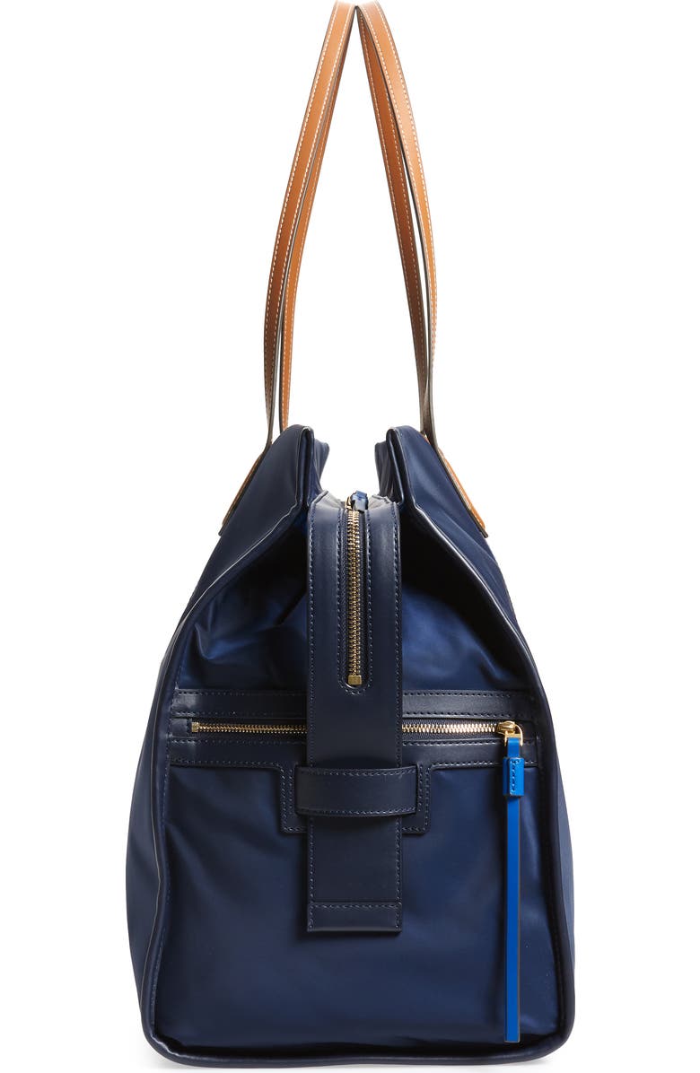 Tory Burch Perry Oversize Nylon Tote, Alternate, color,