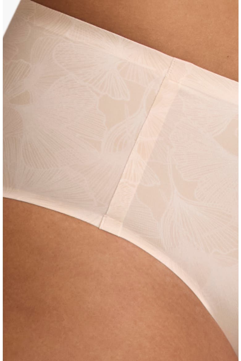 High Waisted Retro Bikini, Alternate, color, CHAMPAGNE GINGKO
