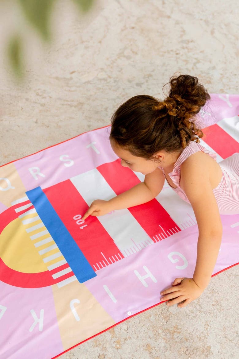 Play Towel Lighthouse Double-Sided Kids Play Towel, Alternate, color, Multi