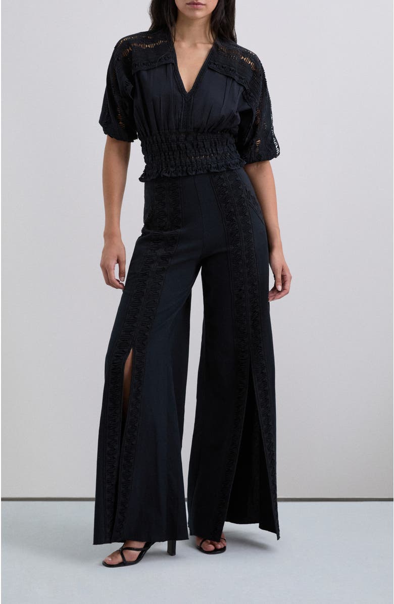 Scalpers Lace Summer Top, Alternate, color, Black