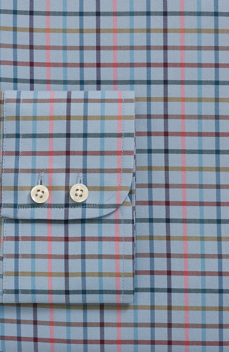 Brooks Brothers x Thomas Mason<sup>®</sup> Check Twill Dress Shirt, Alternate, color,