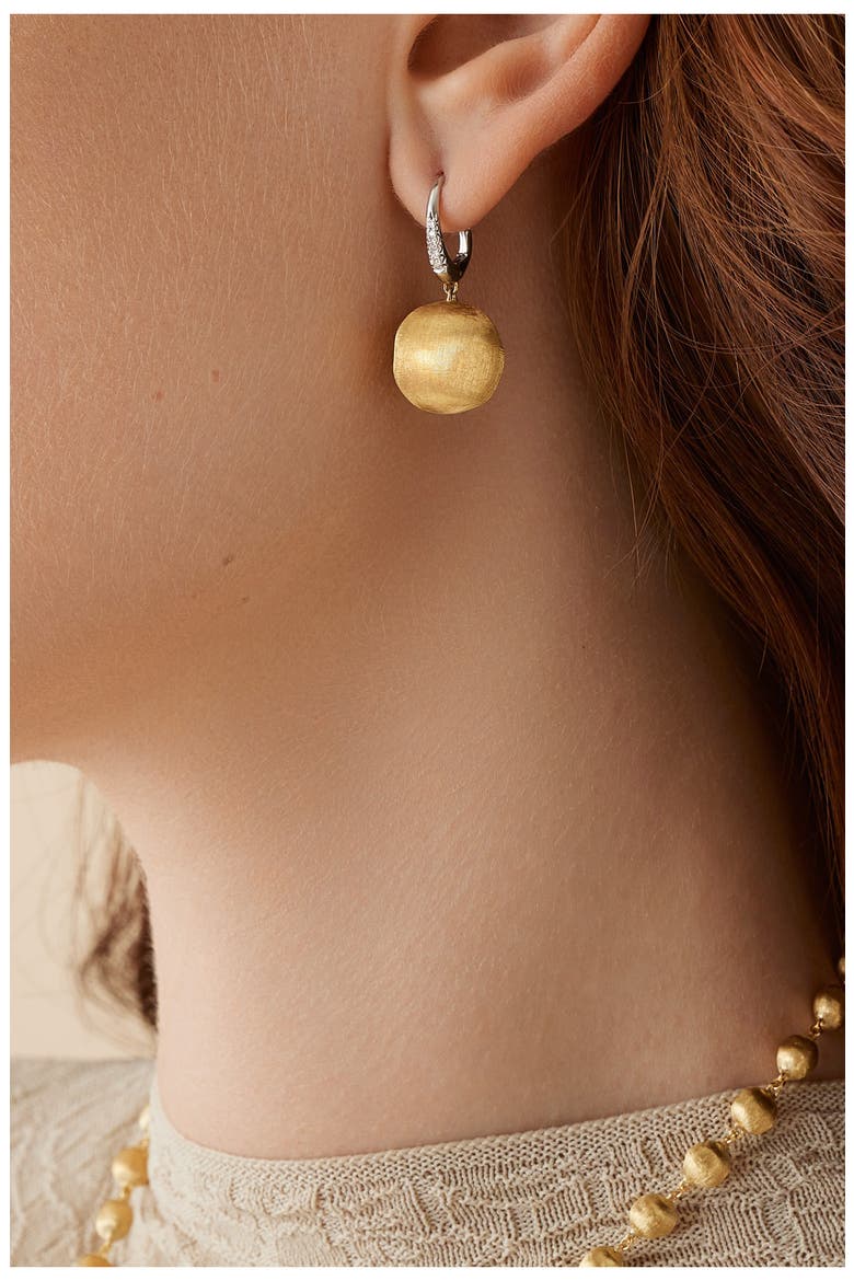 18K Gold & Diamond Drop Earrings, Alternate, color, 18K YELLOW GOLD
