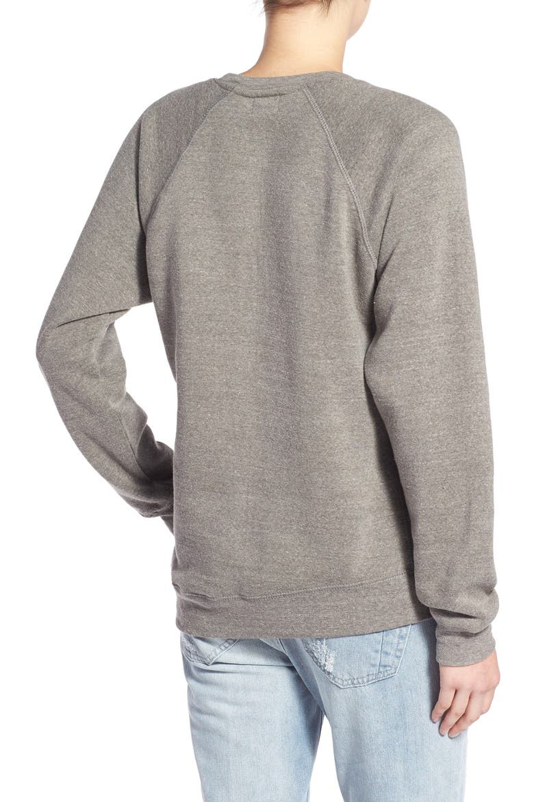 'Good Mood' Graphic Sweatshirt, Alternate, color, HEATHER GREY