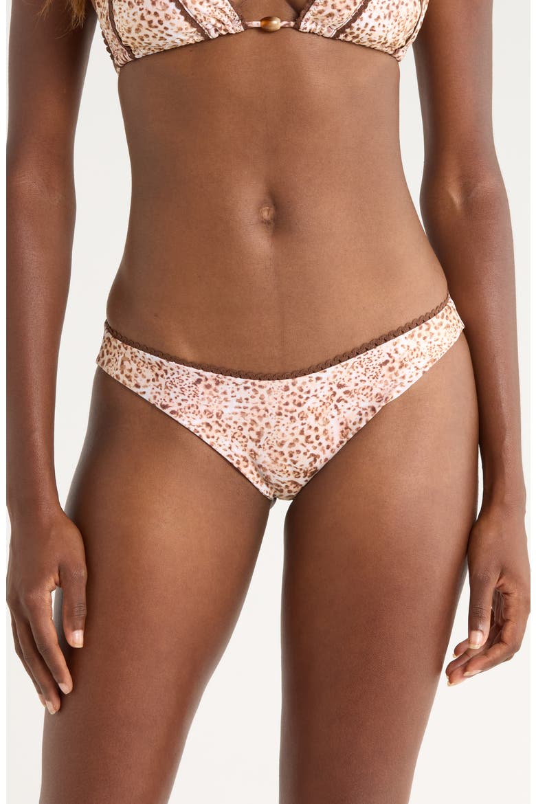 Decorative High Cut Bikini Bottoms, Main, color, WILD SKIES
