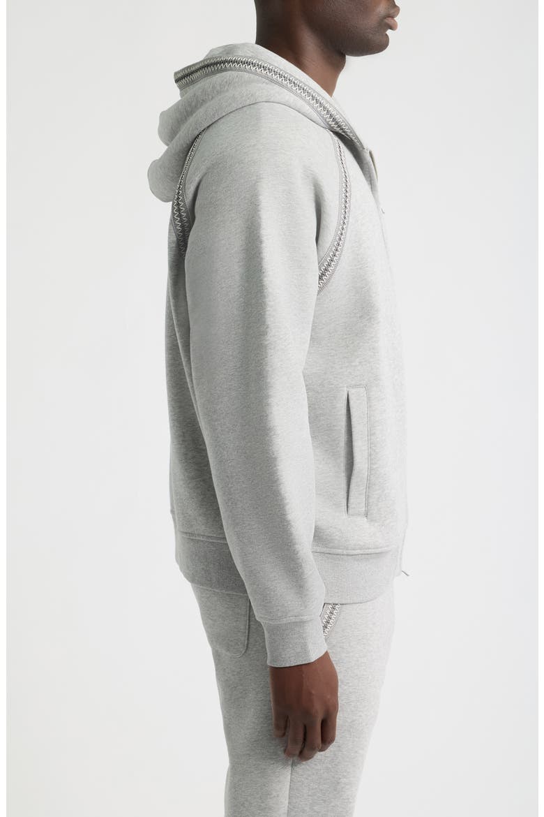 Tasman Zip Hoodie, Alternate, color, GREY HEATHER