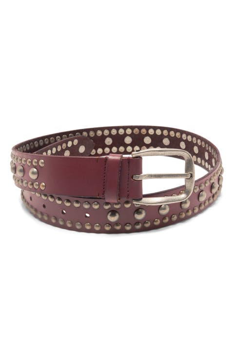 We the Free Sola Studded Leather Belt