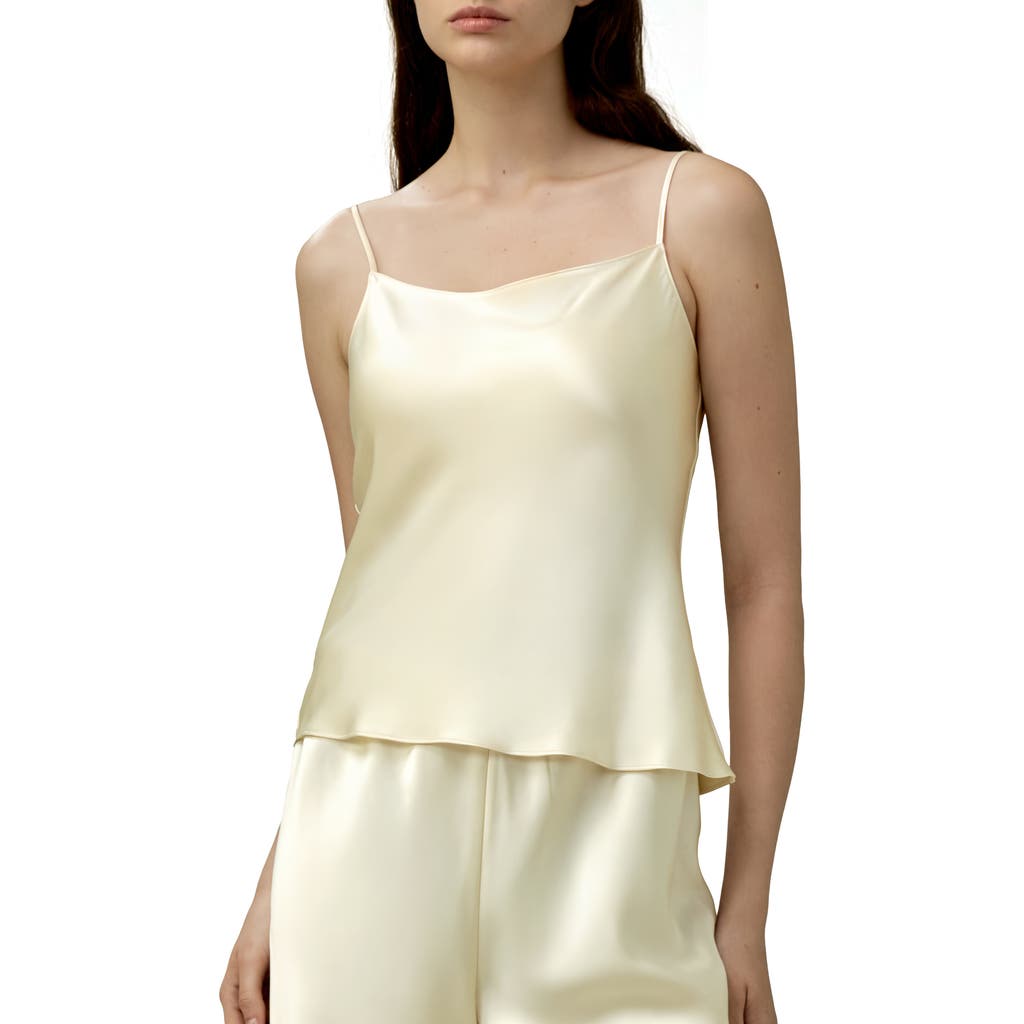 Lilysilk Double-faced Silk Charmeuse Camisole In Neutral
