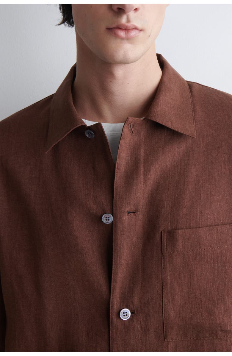 COS Linen Relaxed Shirt, Alternate, color,