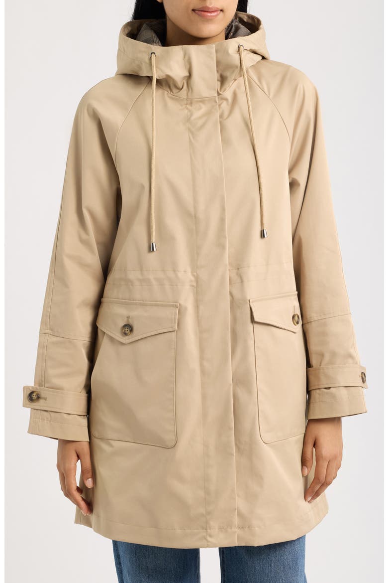 Anorak Raincoat, Alternate, color, KHAKI