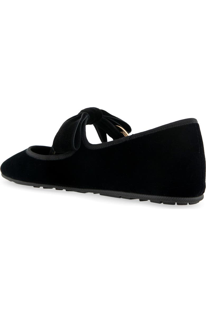Aerosoles Poppy Mary Jane Flat, Alternate, color, Black Velvet Fabric