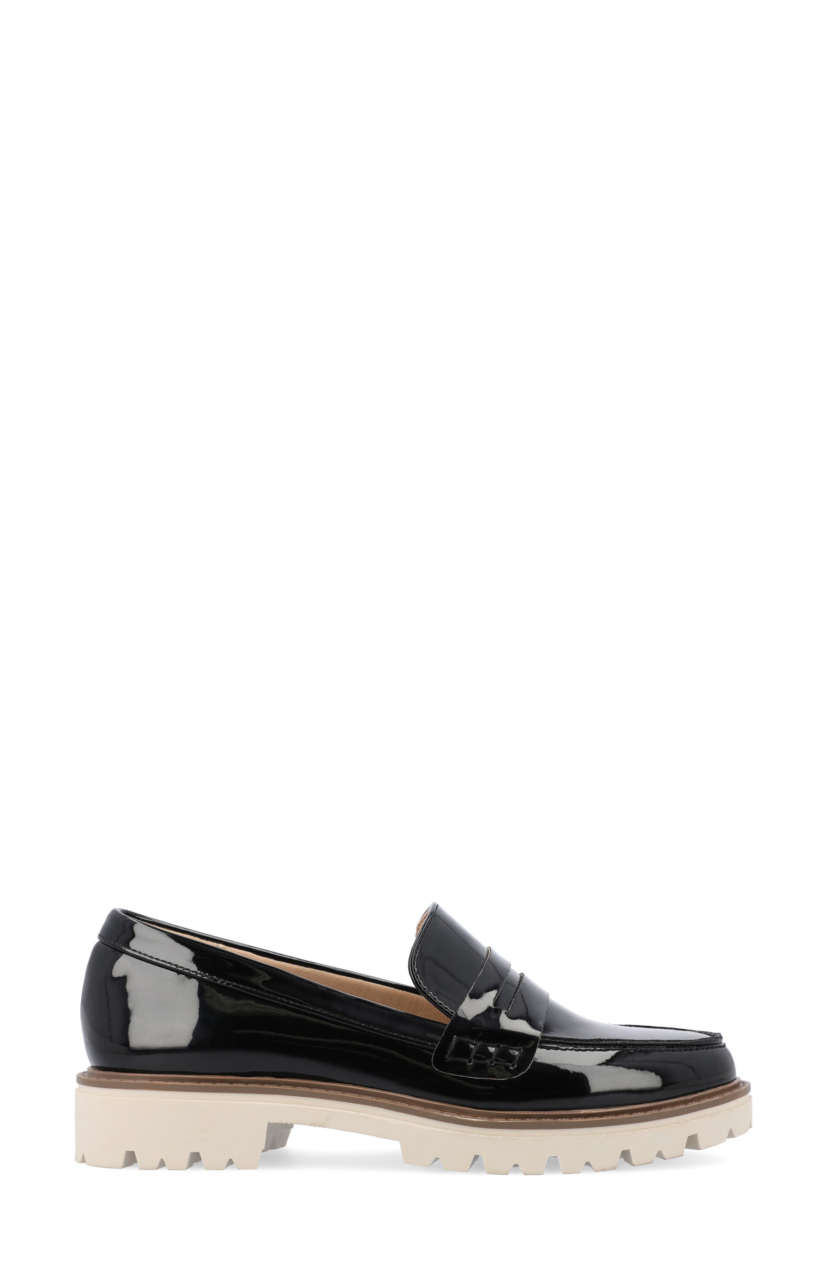 Kenly Comfort Foam Penny Loafer, Alternate, color, BLACK PATENT