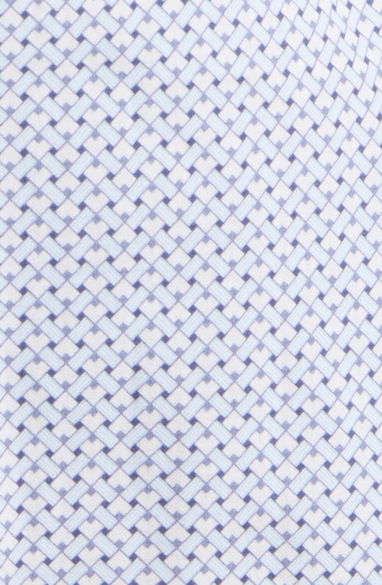 Brax Harold Print Hi Flex Stretch Cotton Button-Up Shirt, Alternate, color, Anchor