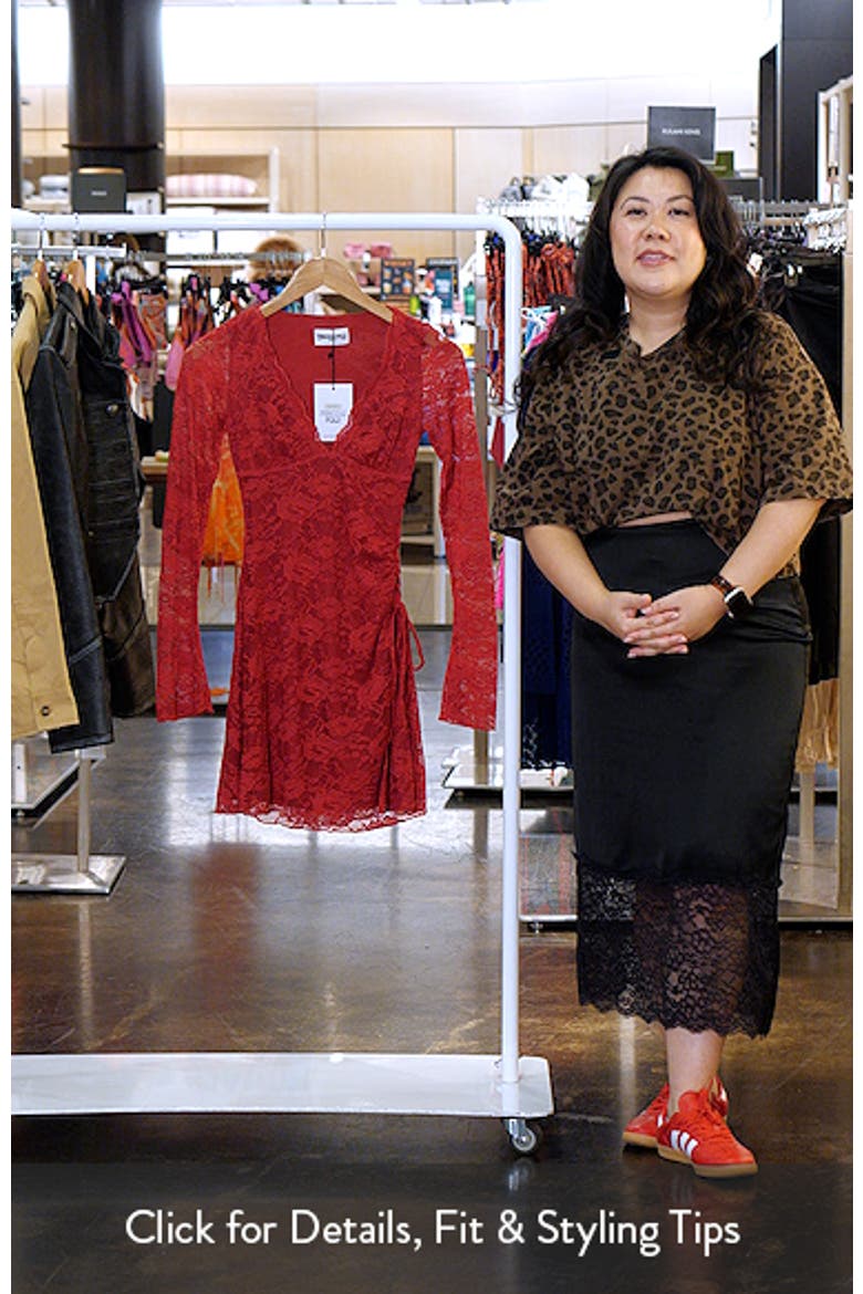 Airaella Long Sleeve Lace Minidress video