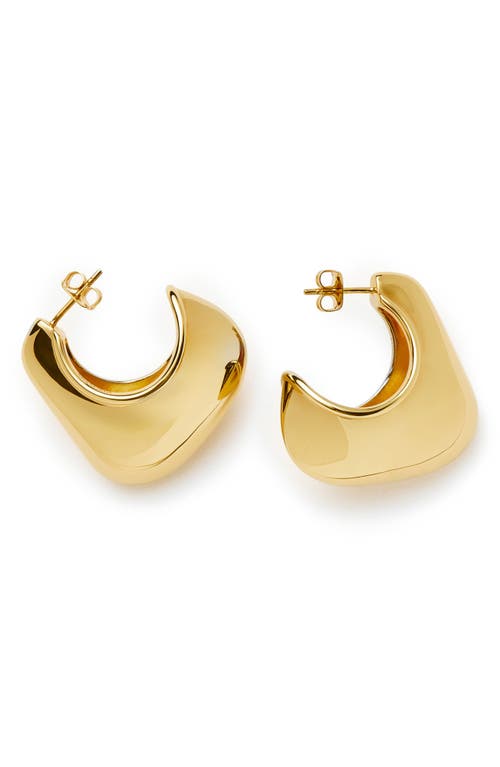 Missoma Volume Hoop Earrings in Gold 