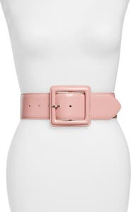 Halogen® x Atlantic-Pacific Covered Buckle Stretch Belt