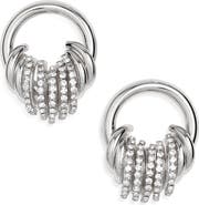 Tasha Crystal Hoop Earrings