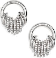 Tasha Crystal Hoop Earrings