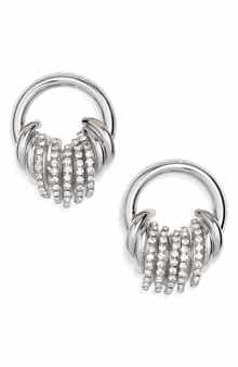 Tasha Crystal Hoop Earrings