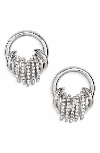 Tasha Crystal Hoop Earrings